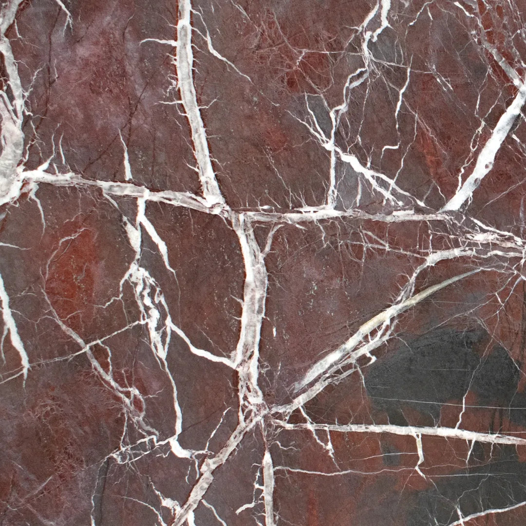 red marble tile honed 