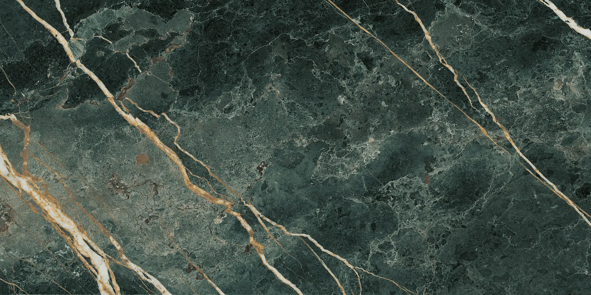 green polished marble tiles 