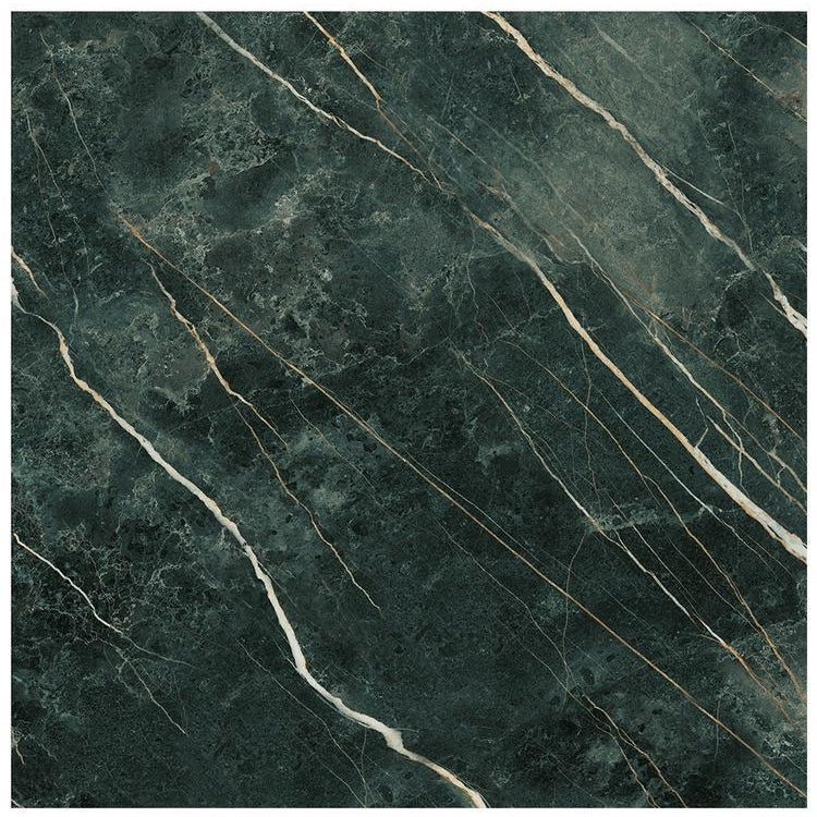 Forrest green marble effect tiles 