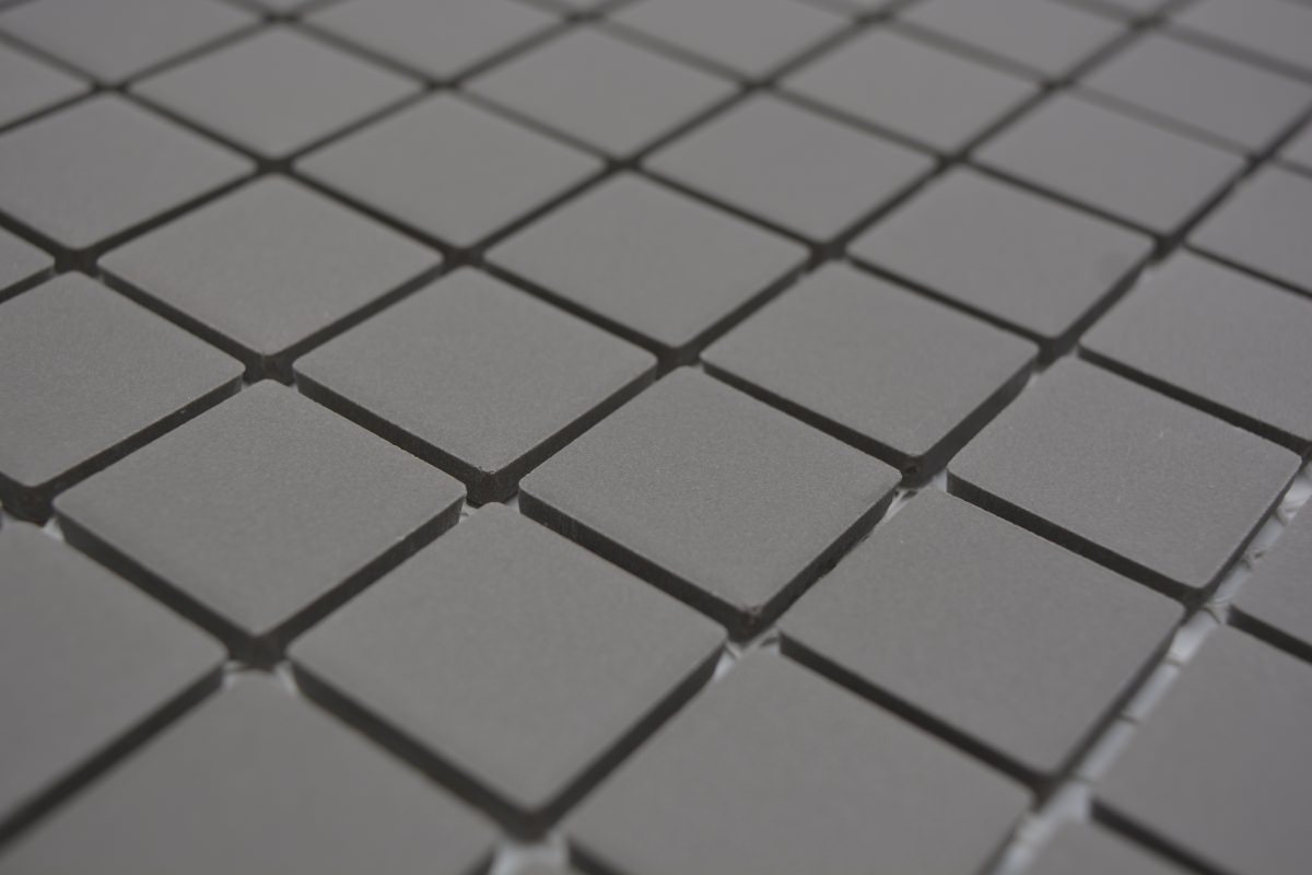 unglazed grey mosaic 