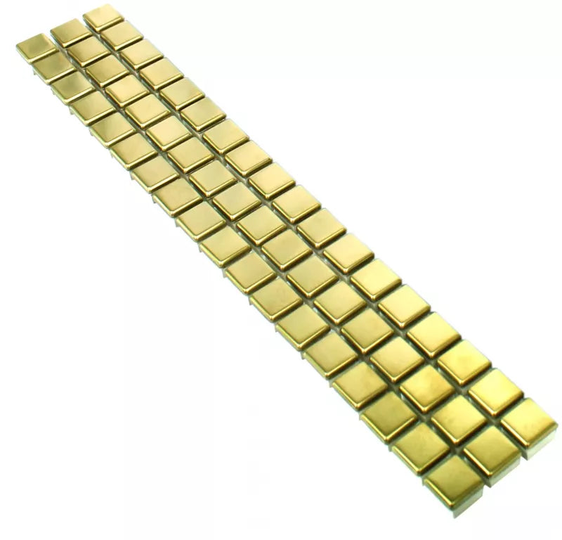 gold metal border tiles