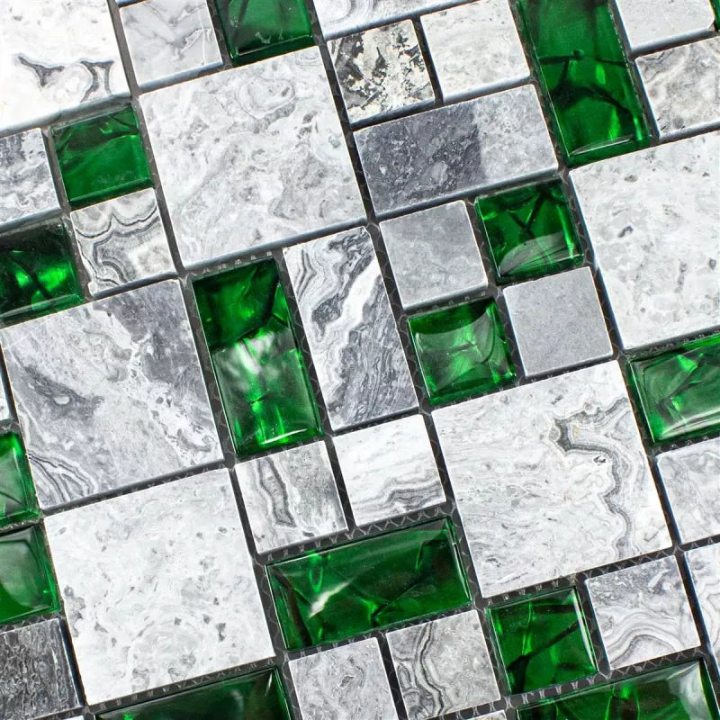 green glass mosaic 