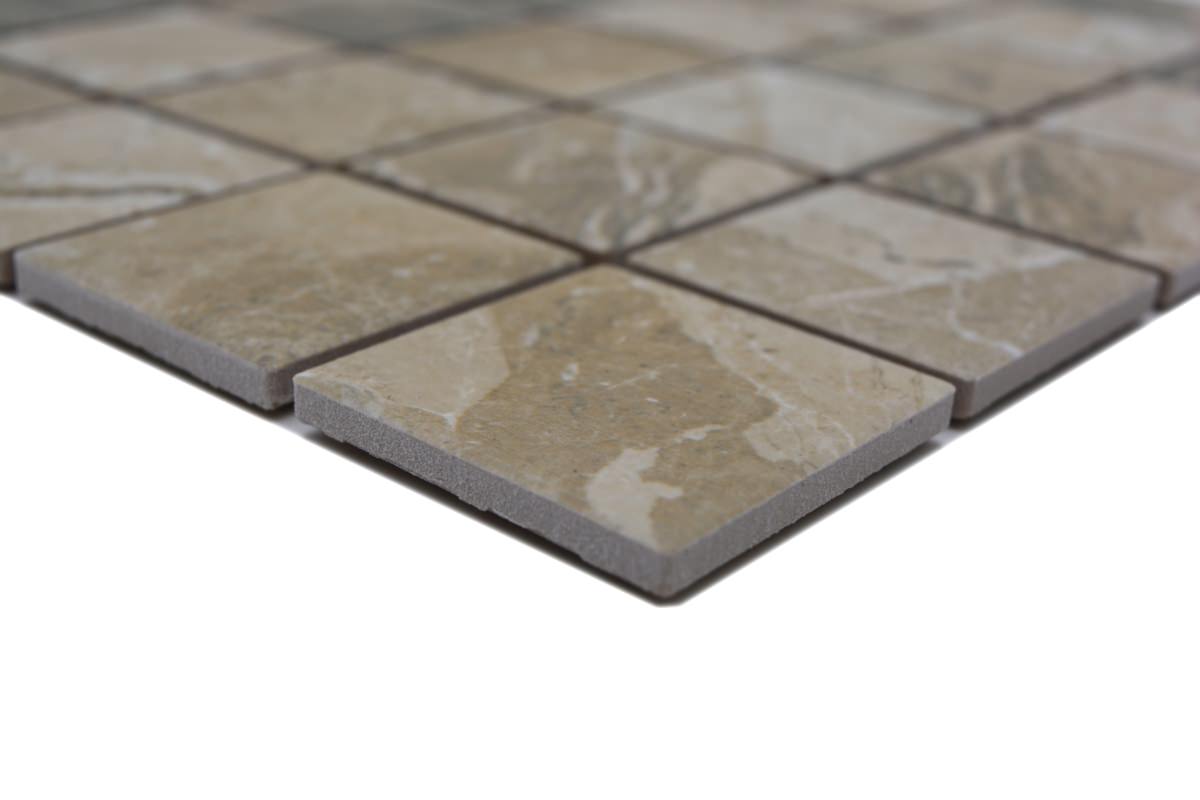 taupe stone effect mosaic