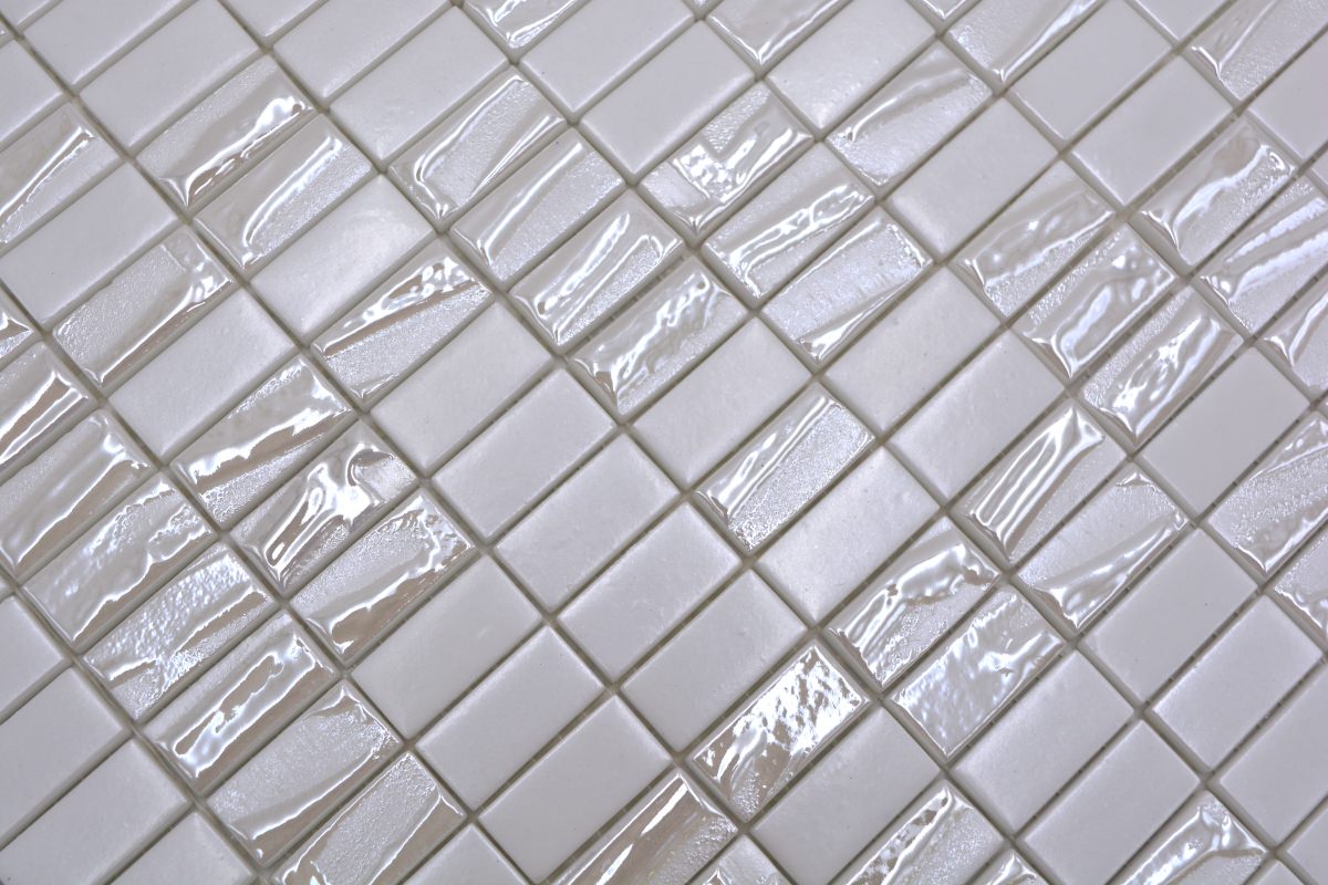 Eternity White Mosaic Tiles