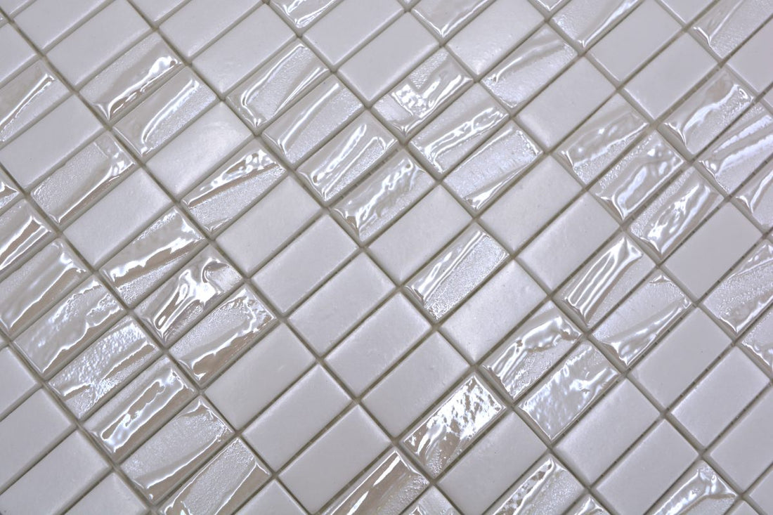 Eternity White Mosaic Tiles