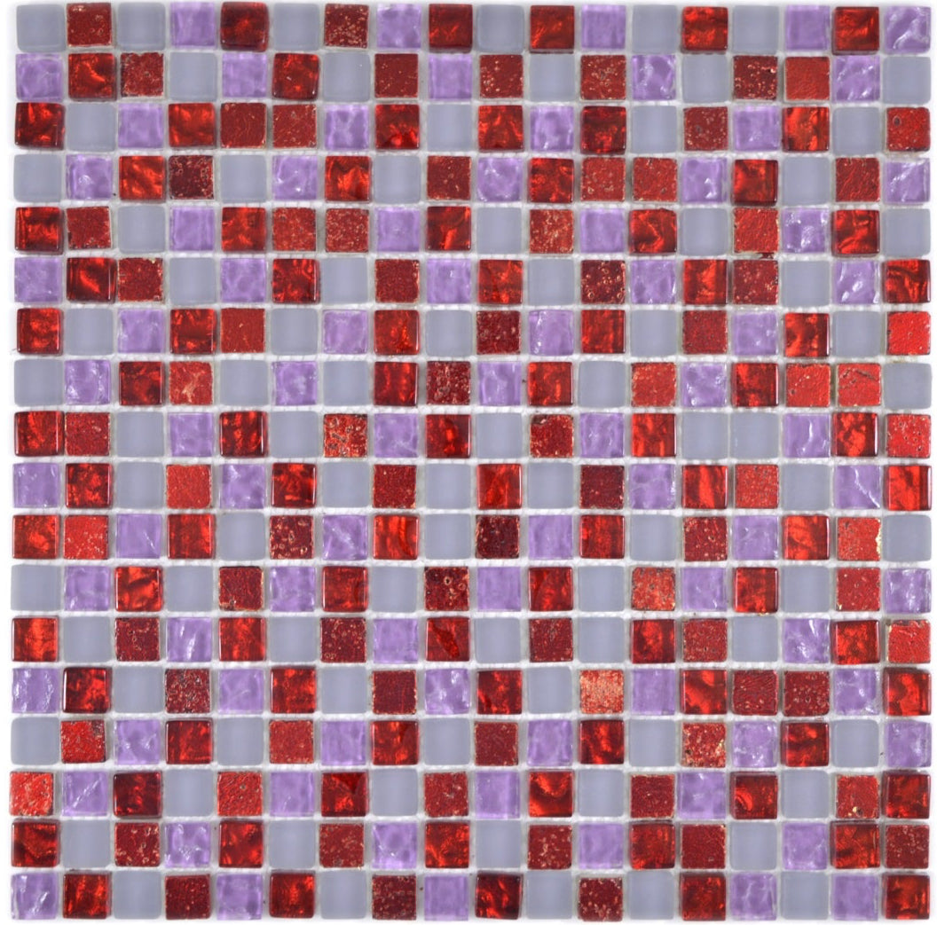 Euphoric Red Mosaic Tile