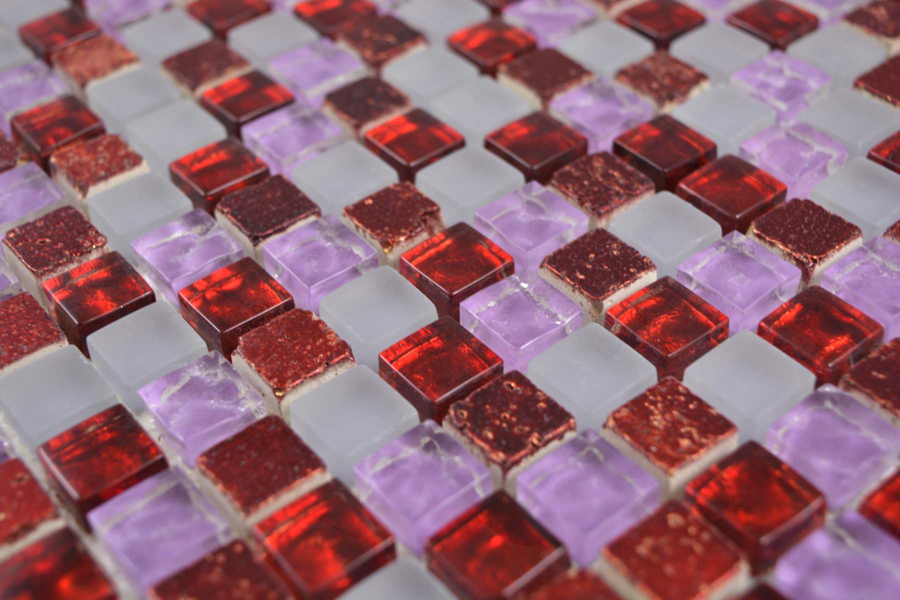 Purple Red Mosaic Tile