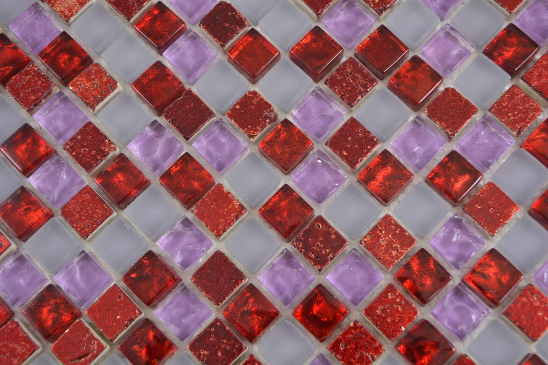 Euphoric Red Mosaic Tiles