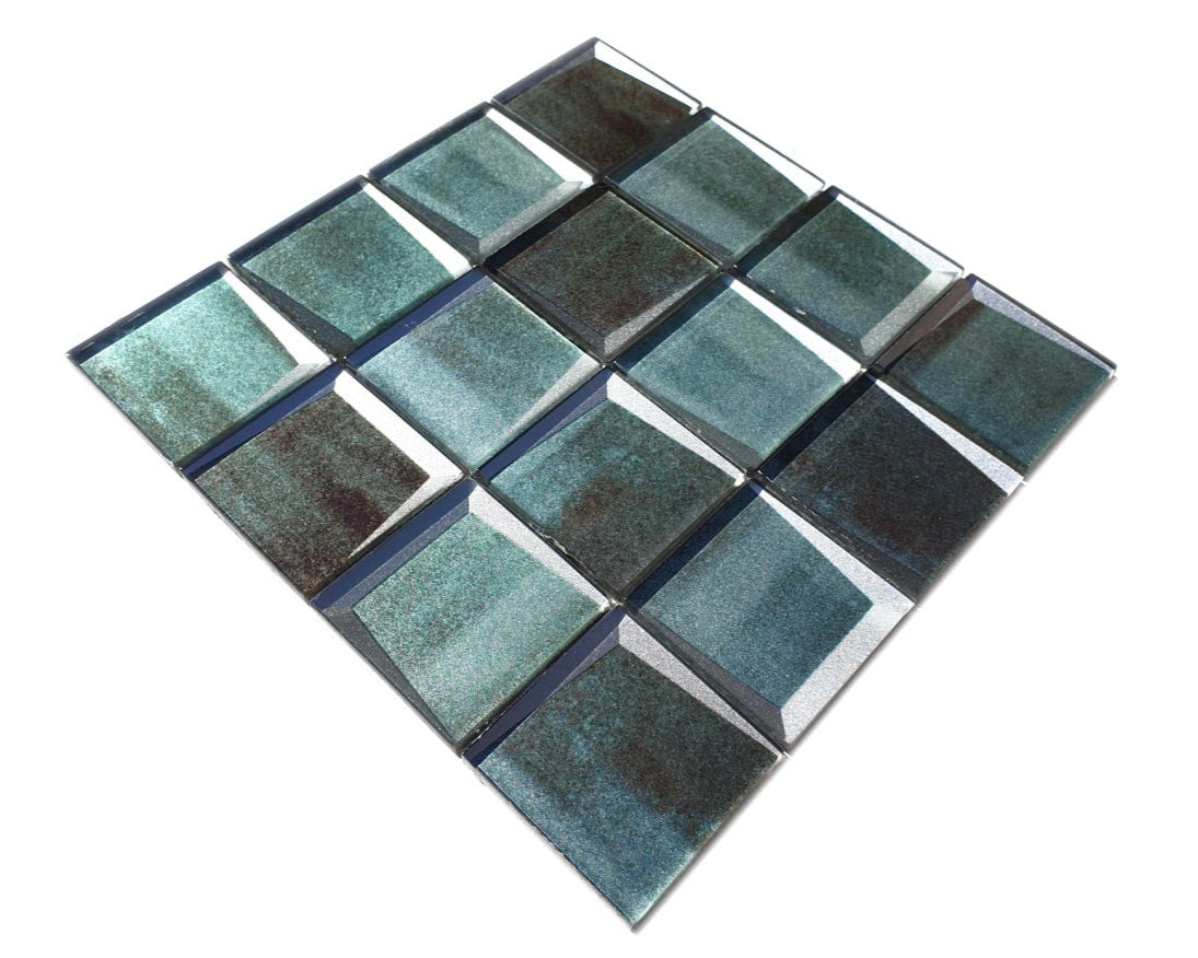 green glass mosaic tile