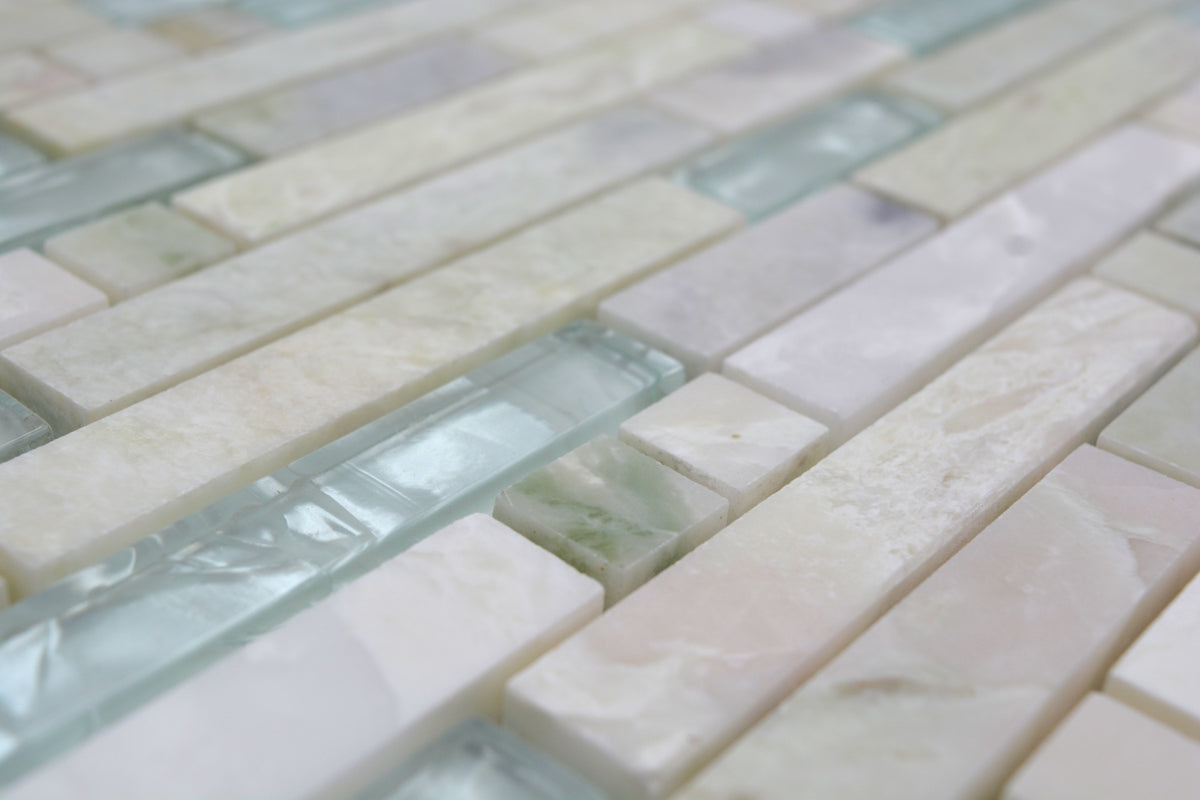 White Pearl Mosaic Tile