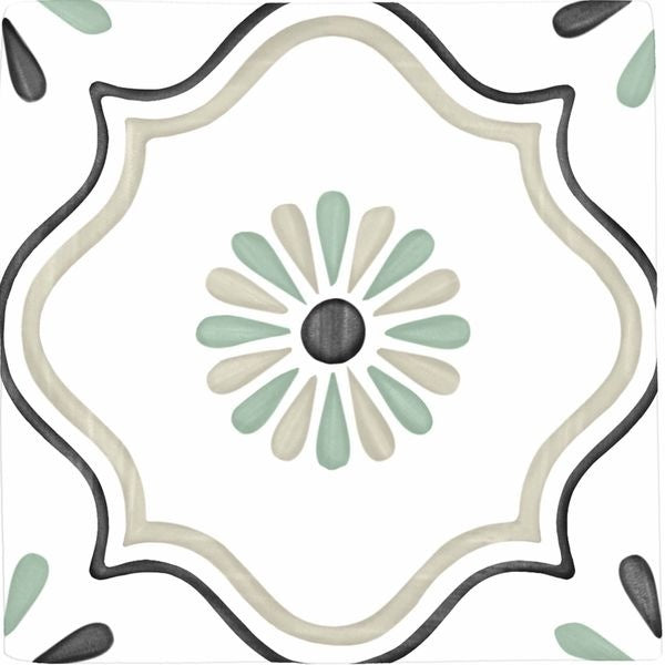 Florence Pattern Floor and wall Tile 123x123x8mm - Luxury Tiles UK