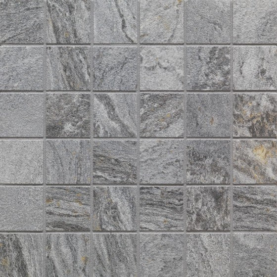 cement mixed grey mosaic tile 