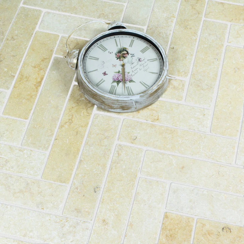 ivory beige variation natural stone tile 