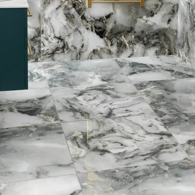 panda effect marble tile 