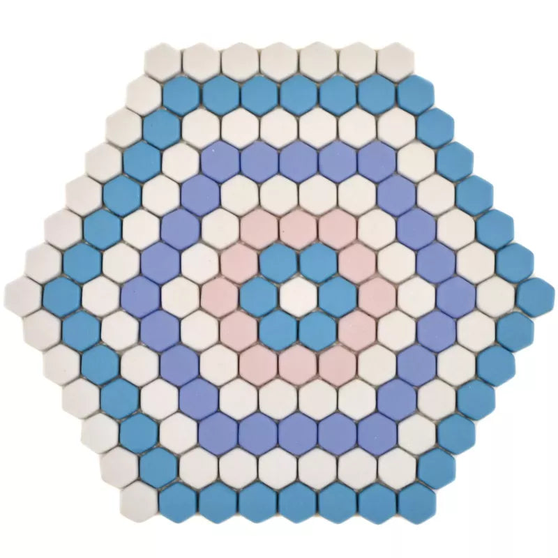 hexagon mosaic tile