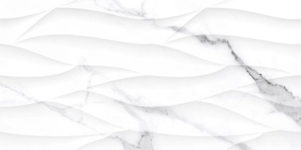 carrara marble effect decor tiles 