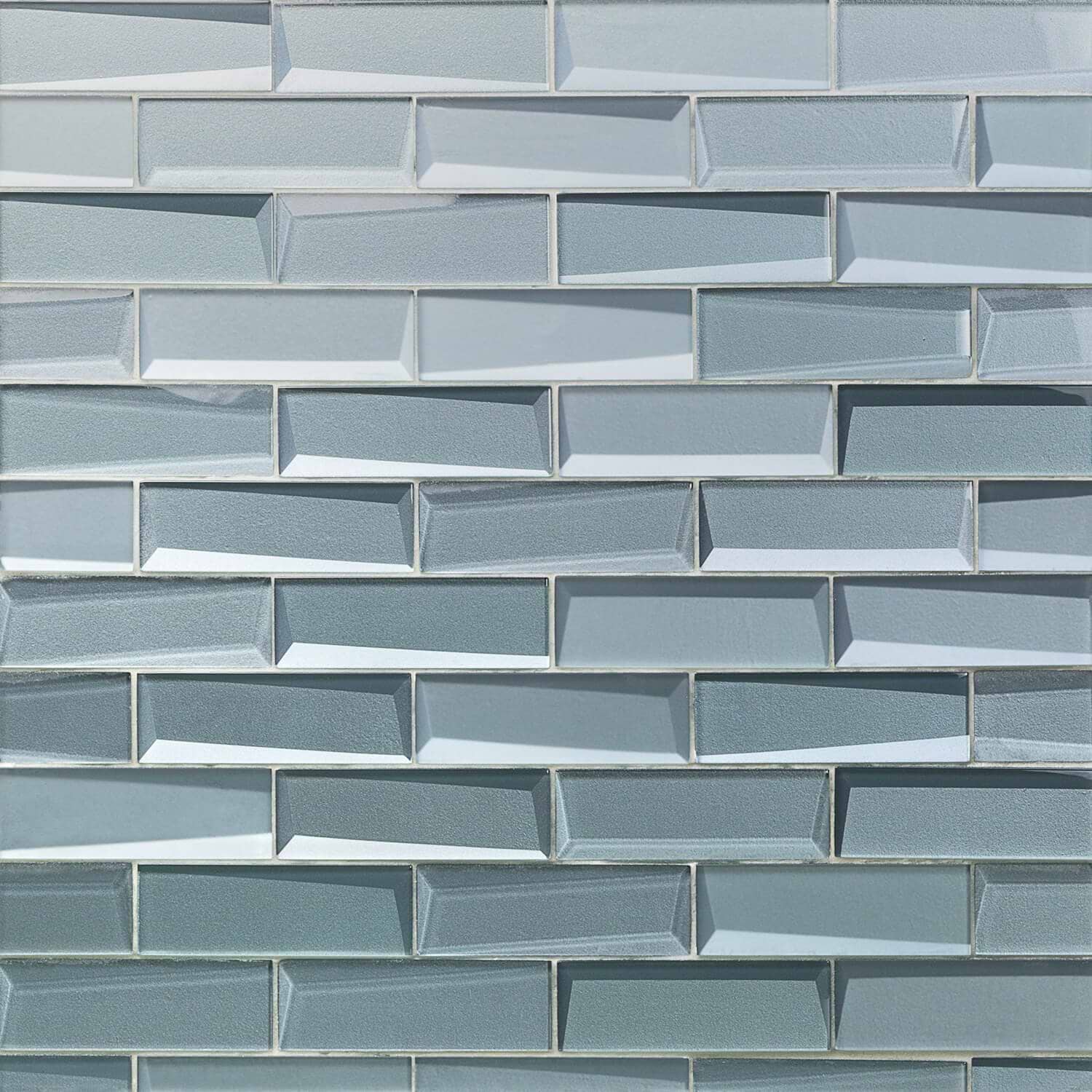 bevelled mirror brick tile