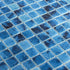 Luxury Wavy Mixed Blue Glass Mosaic For Pool and Spa