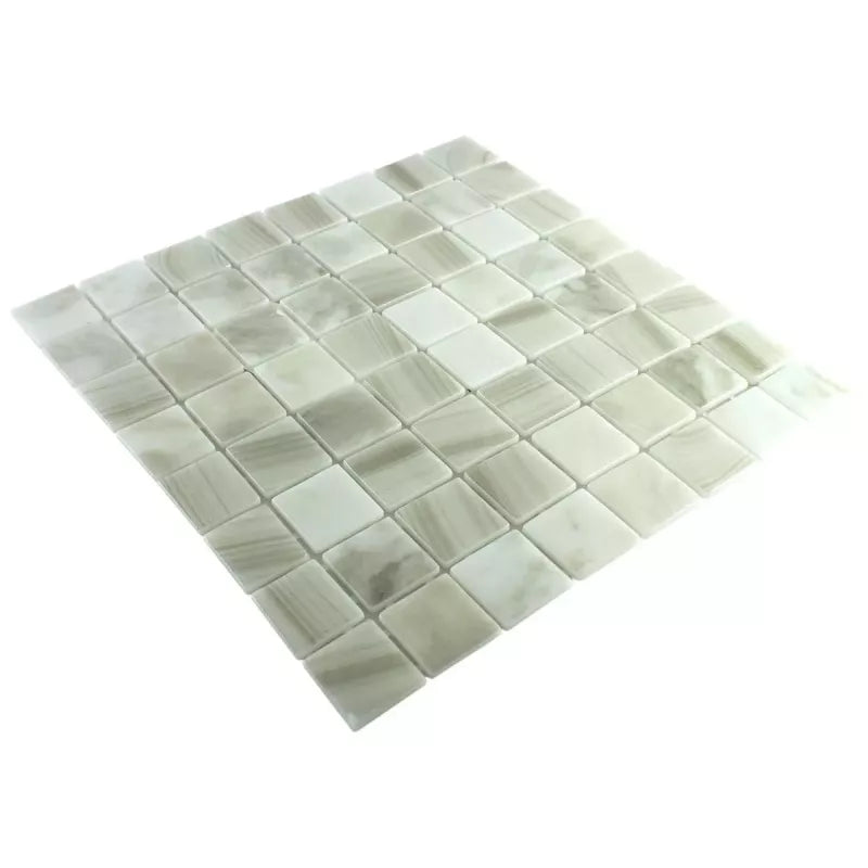 beige glass mosaic tile