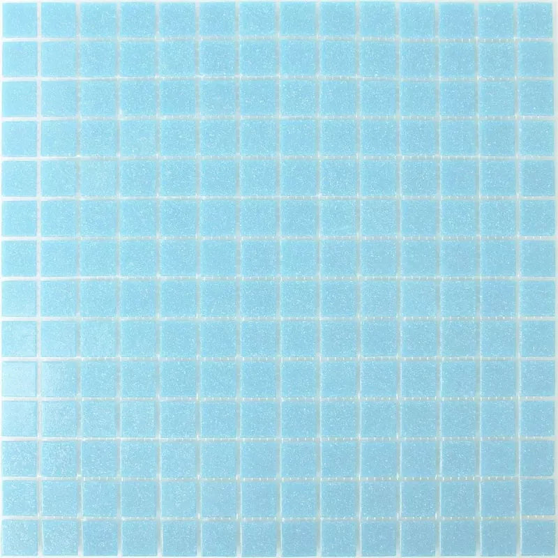 Baby Blue Bathroom Mosaics From Luxury Tiles 