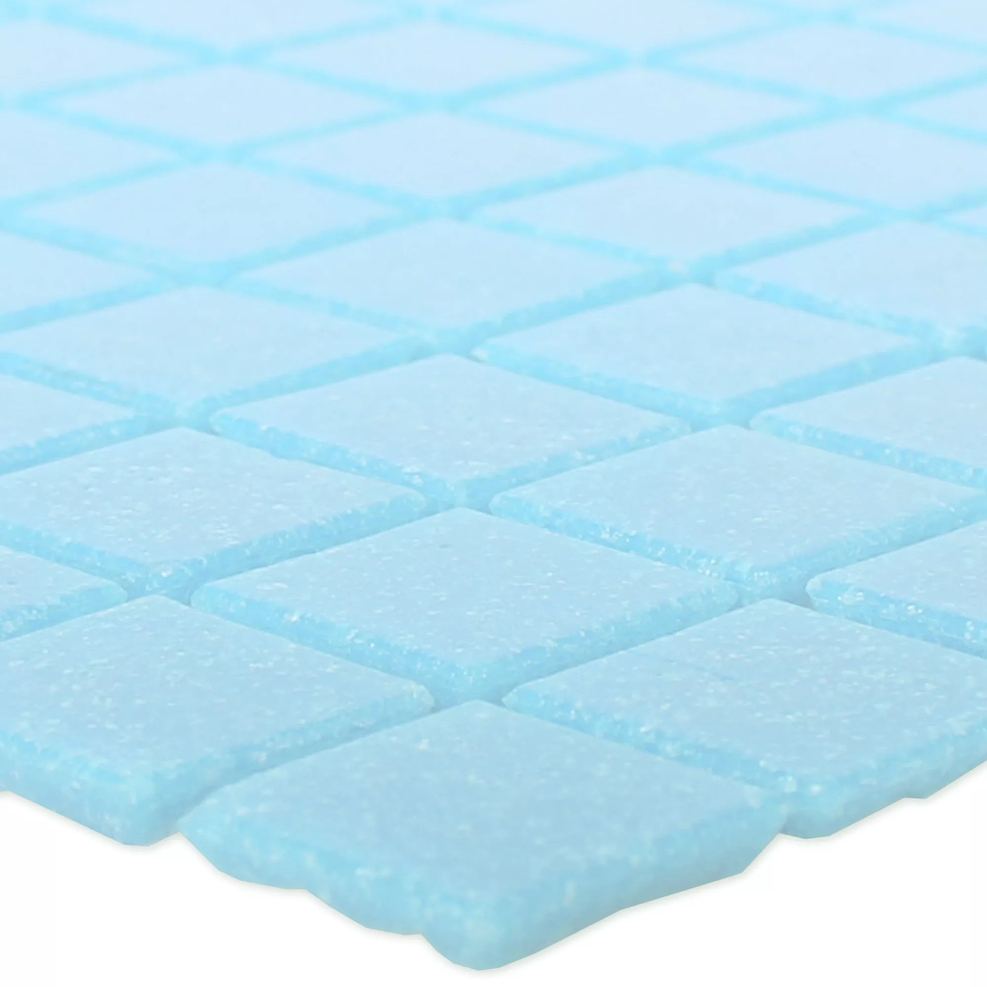 Glass Mosaic Tiles Baby Blue Pool 