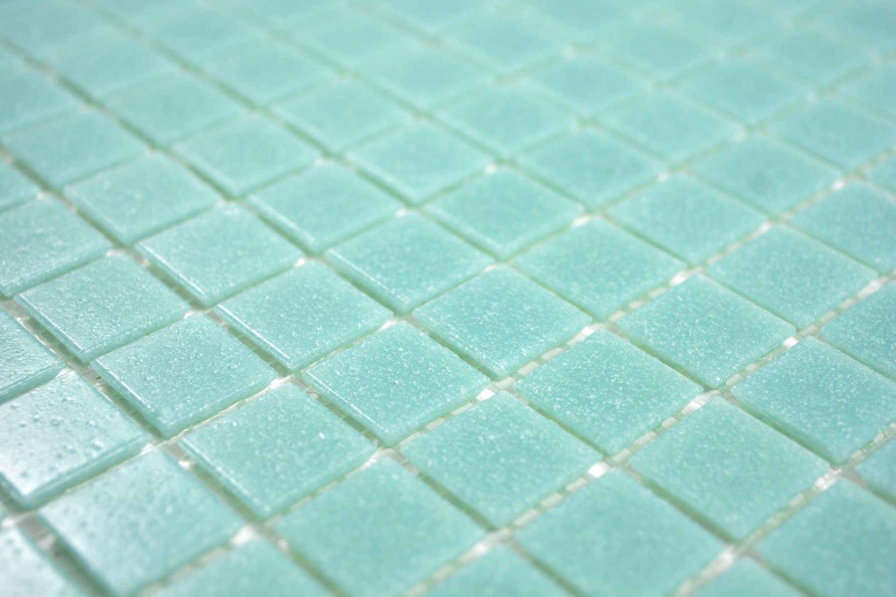 green mosaic glass tiles 