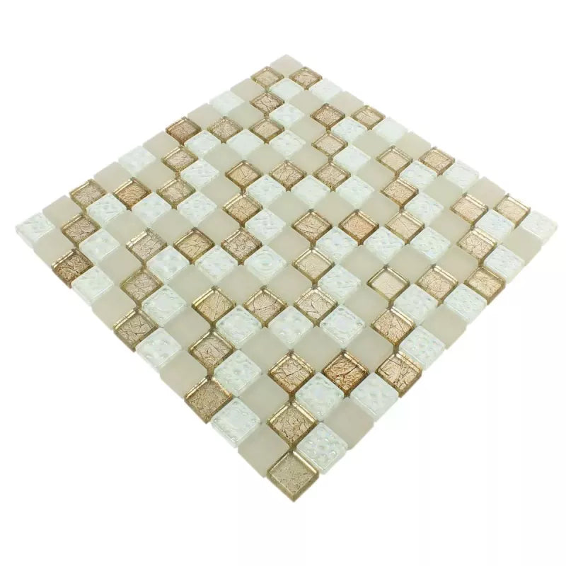gold glass mosaic tile 