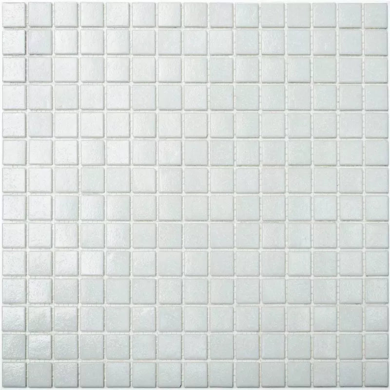 Glass Mosaic Mesh White 20x20x4mm