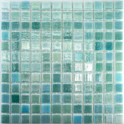 Green glass swimming pool for pool and spa by luxury tiles 