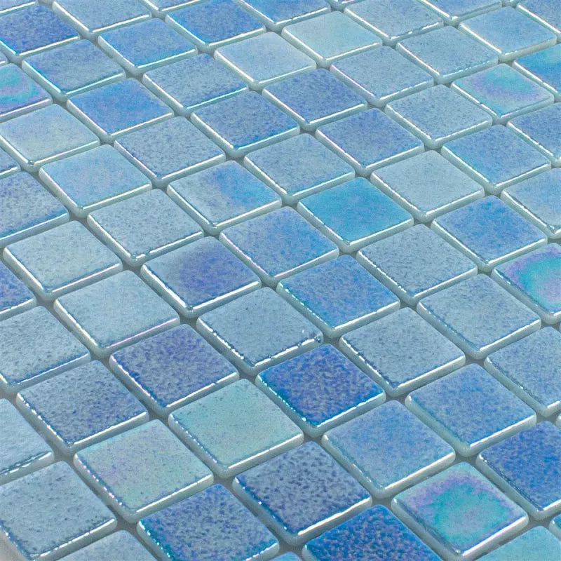 Glass Swimming Pool Mosaic Light Blue from luxury tiles 