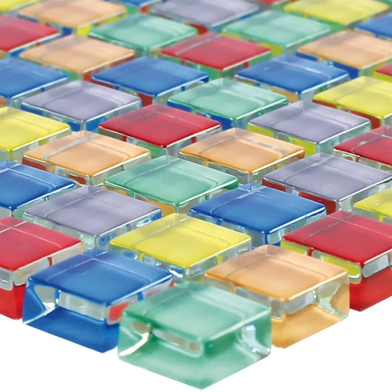 Glass mosaic multi colour 