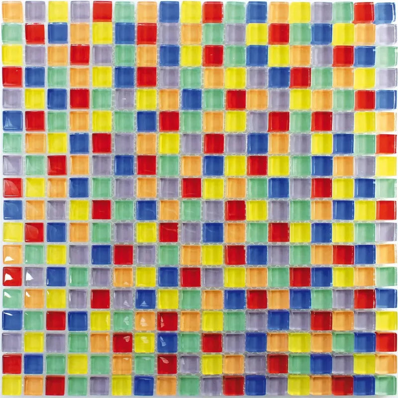 red yellow blue mosaic 
