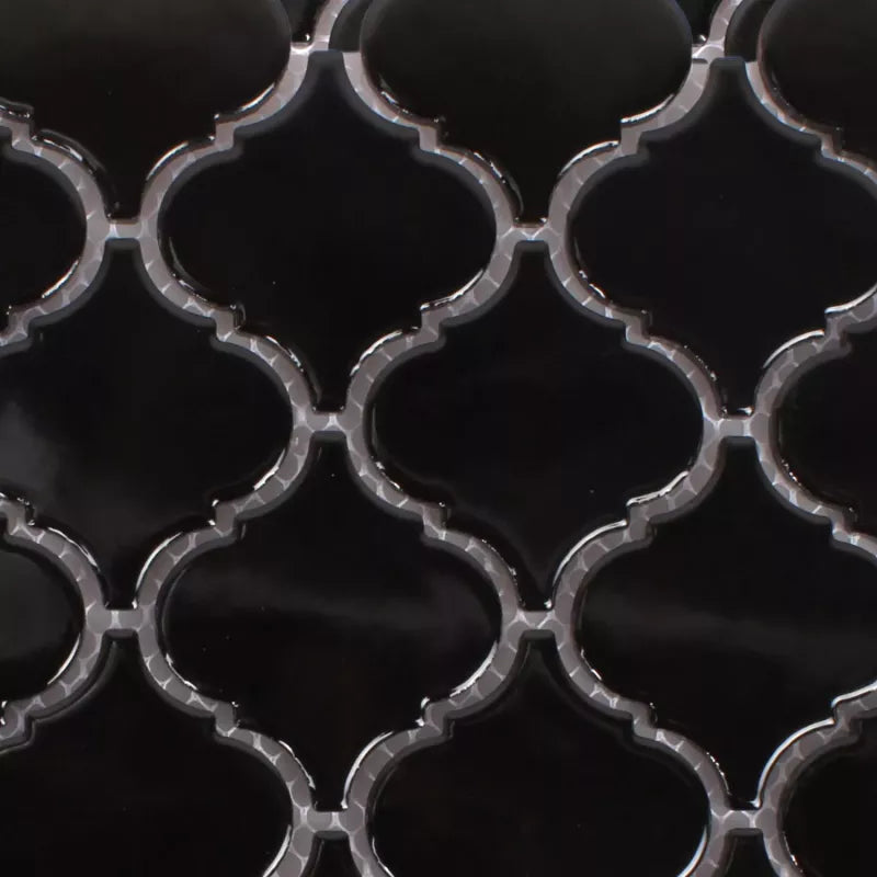 black arabesque mosaic sheet 