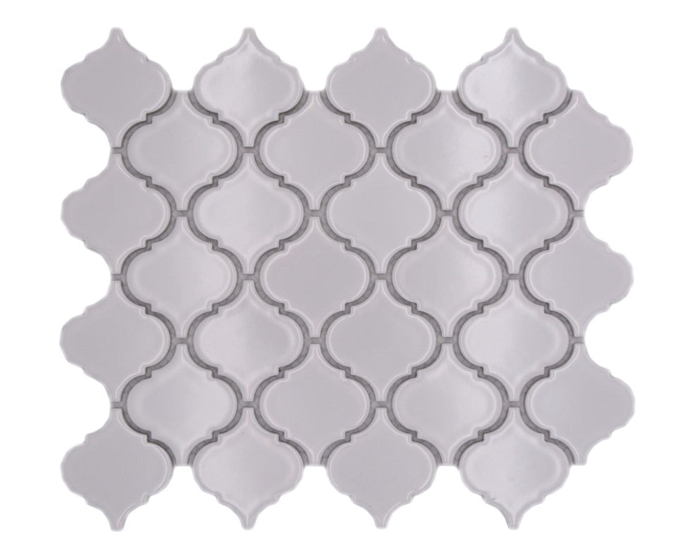 white porcelain mosaic tile 