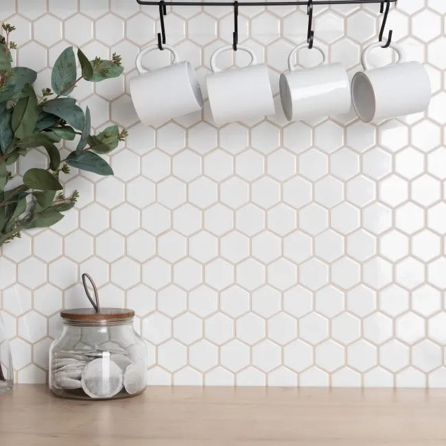 gloss hexagon mosaic 