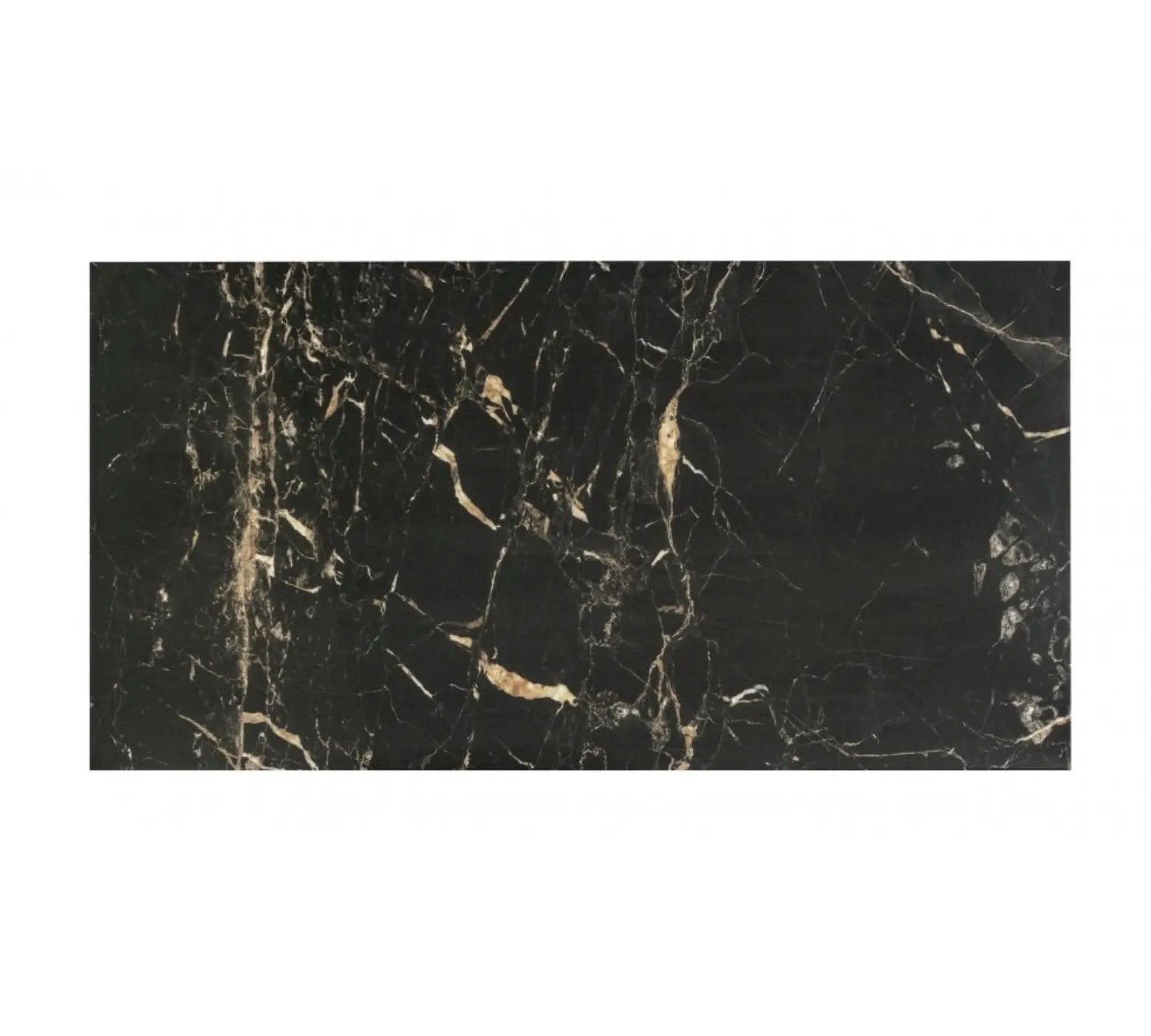 Gold Creama  & Jet Black Marble Effect 600x300mm Wall Tile Luxury Tiles