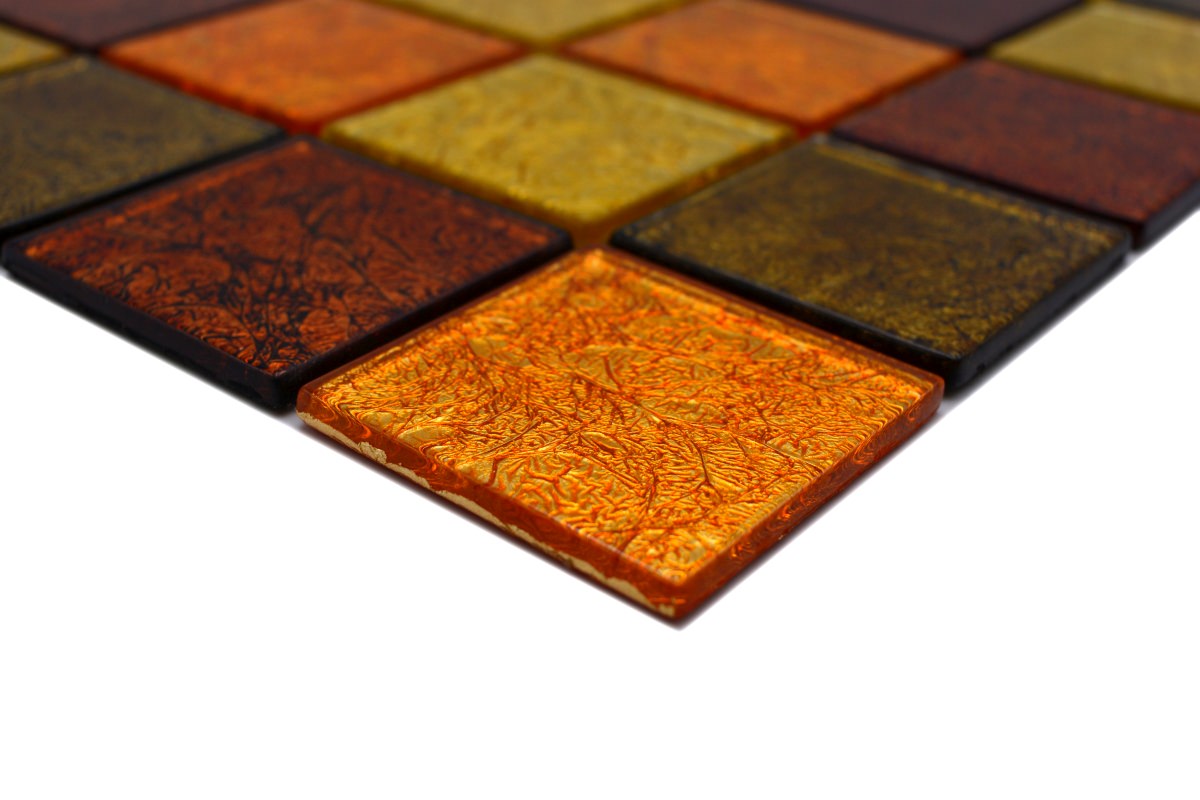 Luxury metallic glass mosaic tiles for bathroom and kitchen walls