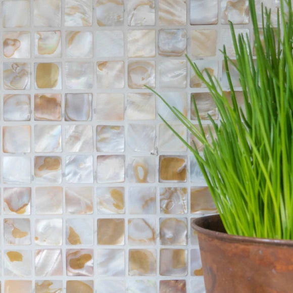 NATURAL SHELL MOSAIC TILE 