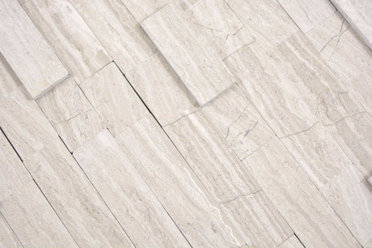 Woodland Grey Brickstone Peel and Stick Mosaic Tile