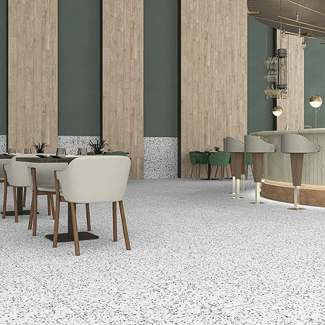 grey flecks restaurant space  