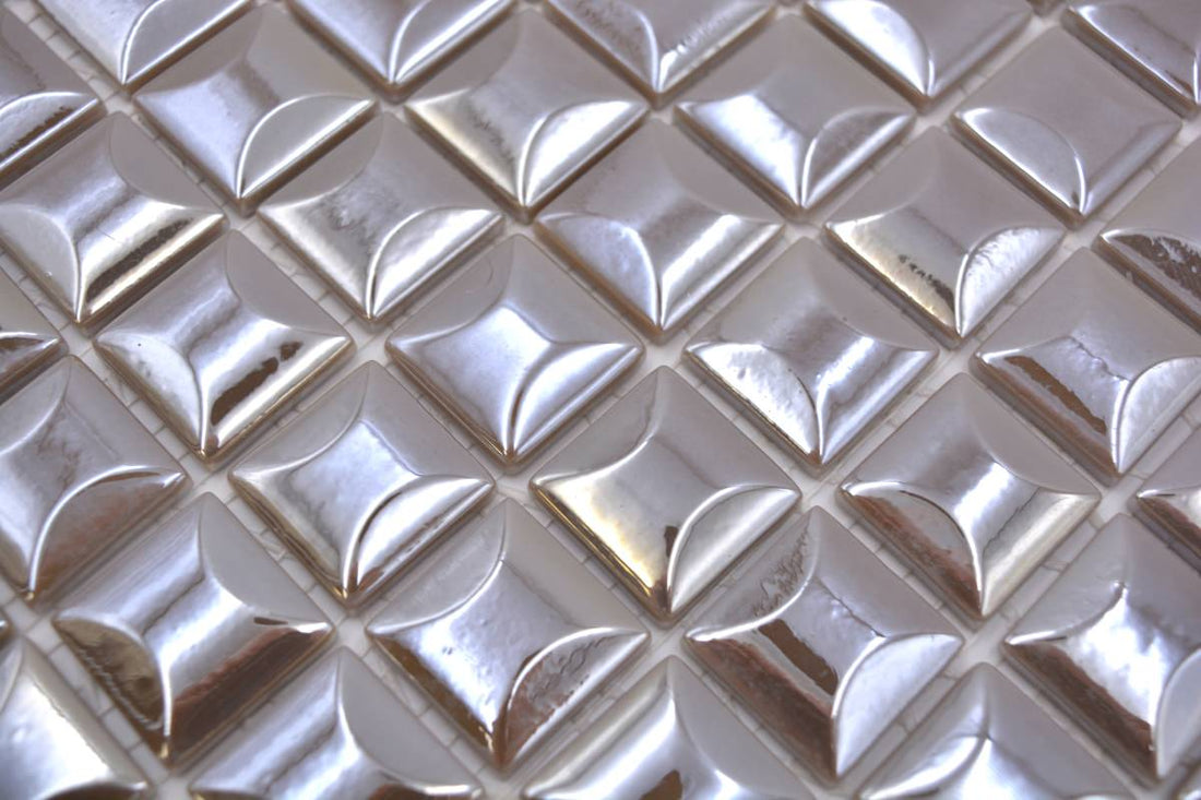 Silver Chrome Mosaic Tiles