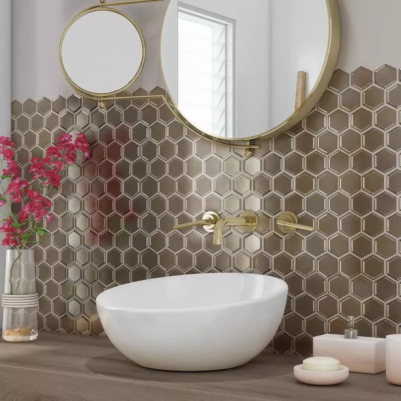 hexagon mosaic tile 