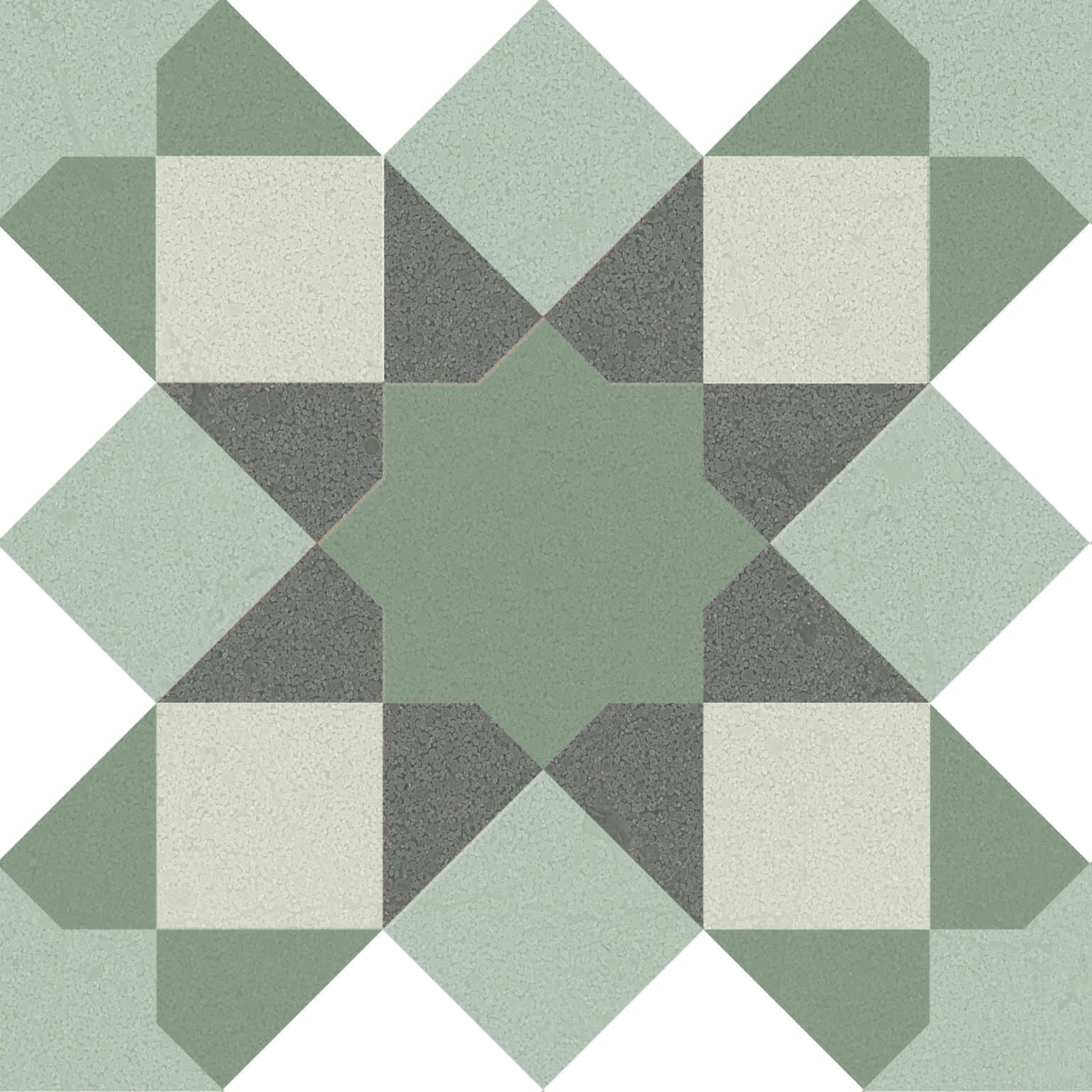 Hydra Green Ceramic Wall and Floor Tile | Luxury Tiles UK