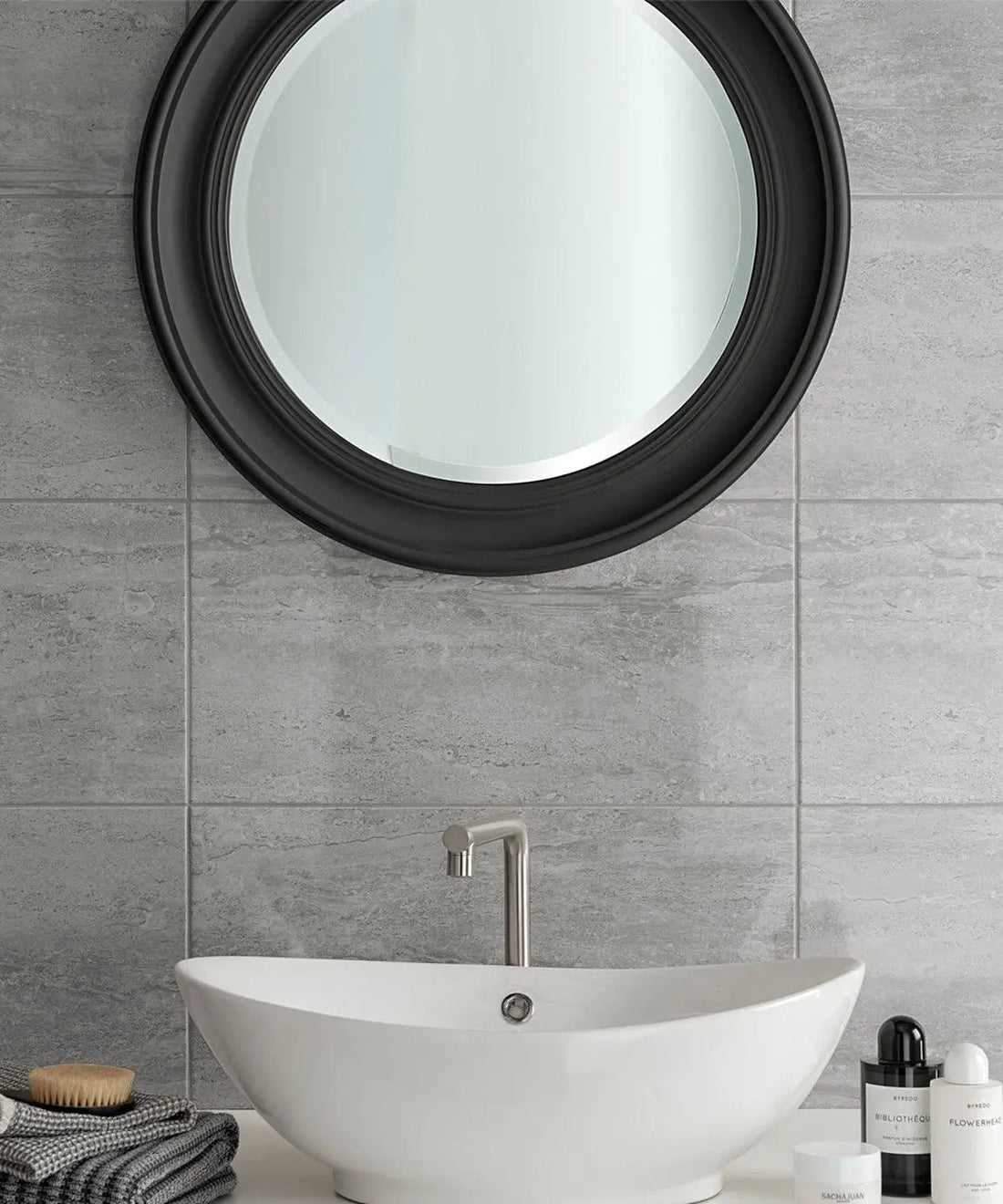 Salerno Dark Grey Wall Tile 30x60cm - Luxury Tiles UK