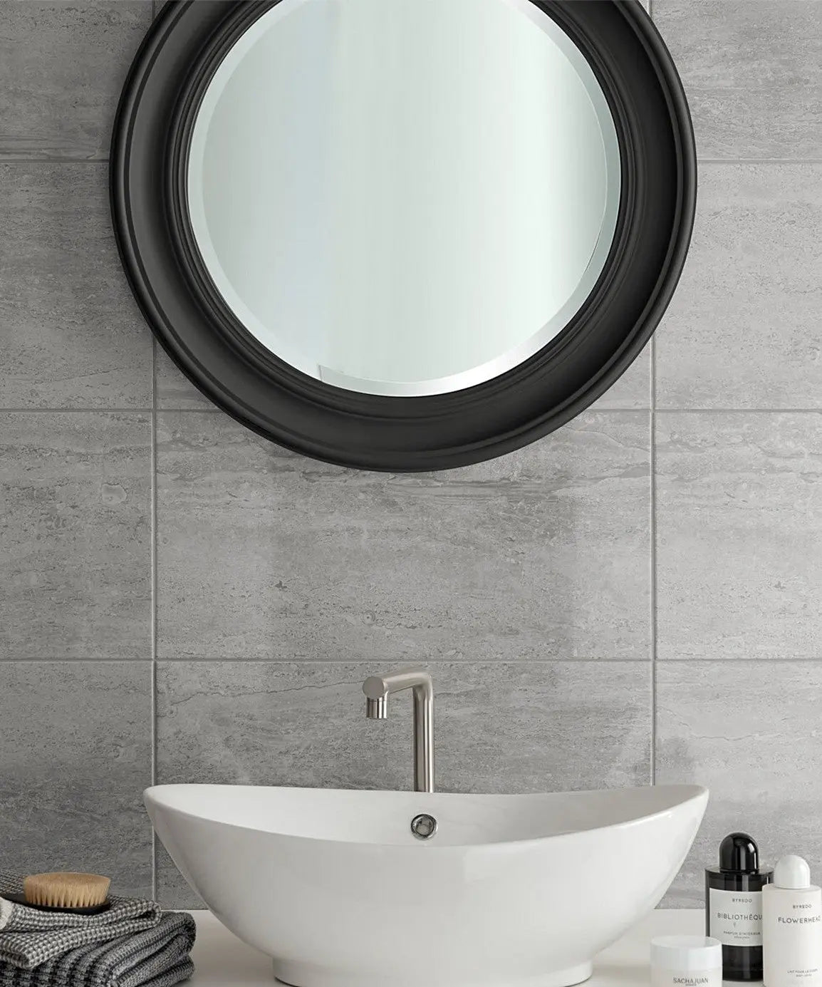 Salerno Dark Grey Wall Tile 30x60cm - Luxury Tiles UK