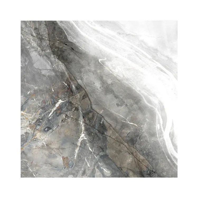 white and grey marble effect