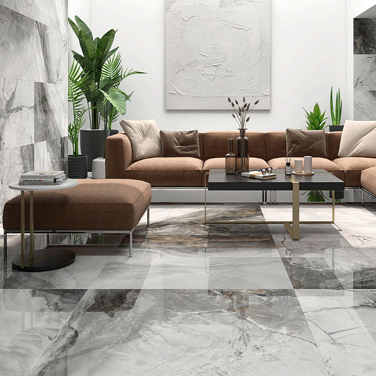 white grey room decor 