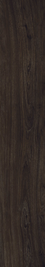 Wenge wood effect porcelain tile featuring flowing natural grain and deep espresso-brown colouring.
