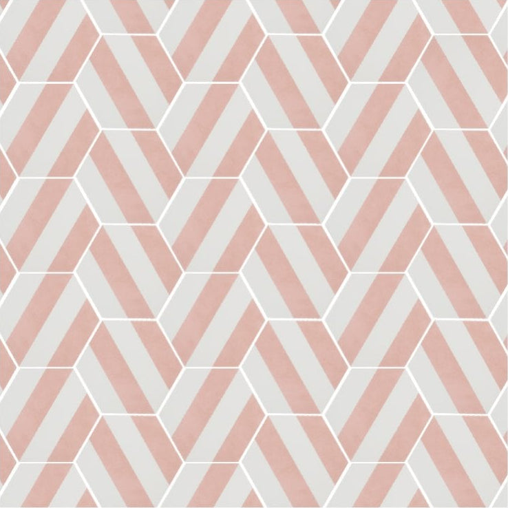 pink striped pattern tile 