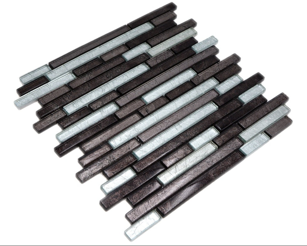 grey anthracite mosaic glass 